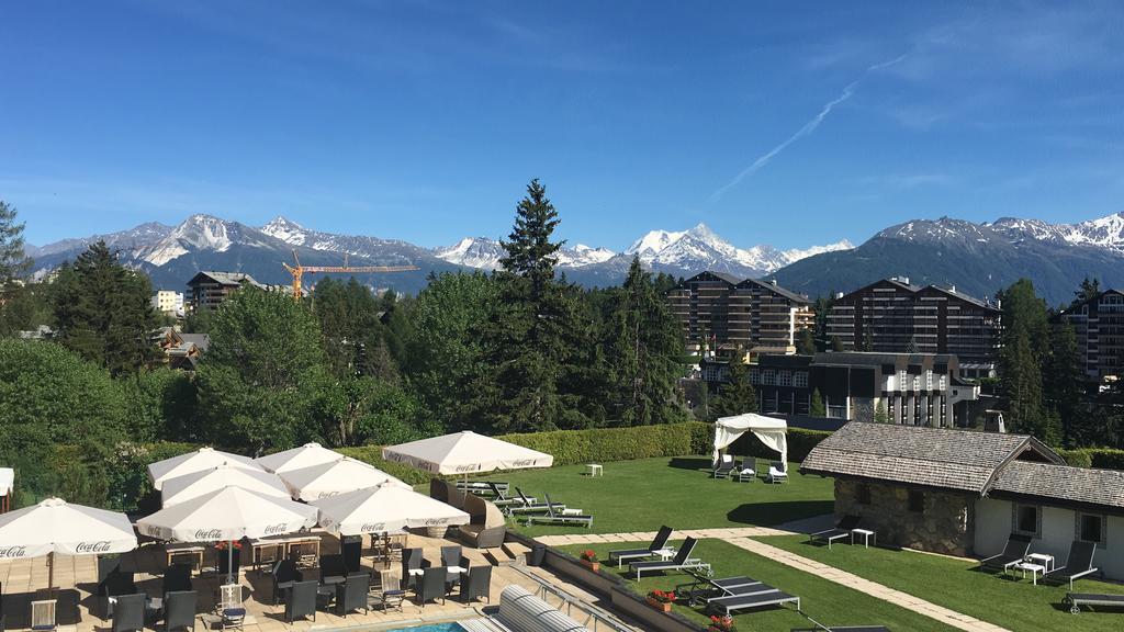 Apartment 24 Hotel Etrier Pool & Spa Crans-Montana Exterior foto